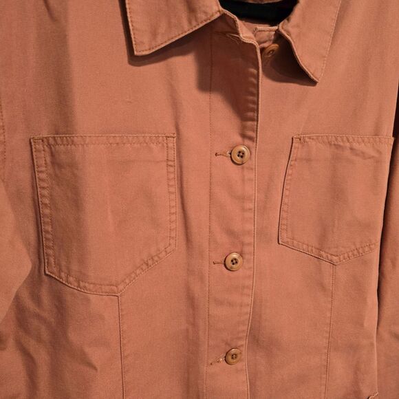 Vintage Cabelas Chore Barn Jacket Large Women Western Outdoor 90s Cottage Casual - Picture 2 of 9